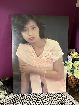 山口百恵　パネル　激レア　昭和レトロ　410×530×23 Amazon.co.jp: 山口百恵 ポスター 木製パネル パネル アイドル